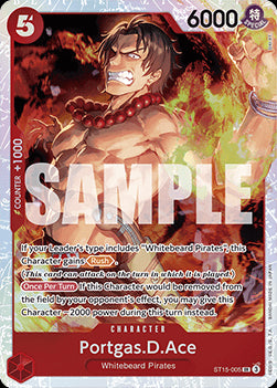 Portgas.D.Ace (ST15-005)⁣ - Starter Deck: Edward.Newgate⁣ (Super Rare)⁣ [005]