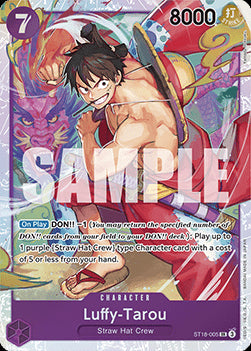 Luffy-Tarou (ST18-005)⁣ - Starter Deck: Purple Monkey.D.Luffy⁣ (Super Rare)⁣ [005]