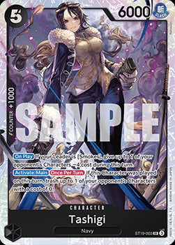 Tashigi (ST19-003)⁣ - Starter Deck: Smoker⁣ (Super Rare)⁣ [003]