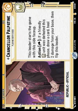 Chancellor Palpatine // Darth Sidious, Playing Both Sides⁣ - Twilight of the Republic⁣ (Rare)⁣ [017]