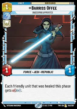Barriss Offee, Unassuming Apprentice⁣ - Twilight of the Republic⁣ (Rare)⁣ [042]