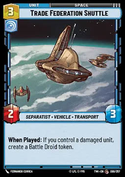 Trade Federation Shuttle⁣ - Twilight of the Republic⁣ (Common)⁣ [060]