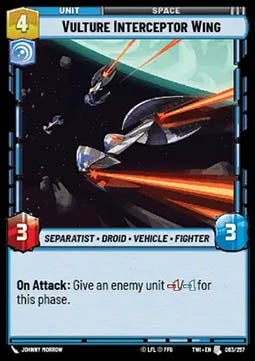 Vulture Interceptor Wing⁣ - Twilight of the Republic⁣ (Uncommon)⁣ [063]