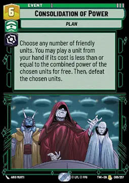 Consolidation of Power⁣ - Twilight of the Republic⁣ (Rare)⁣ [089]