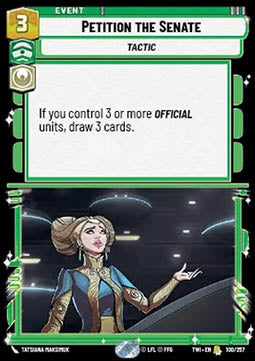 Petition the Senate⁣ - Twilight of the Republic⁣ (Rare)⁣ [100]