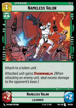Nameless Valor⁣ - Twilight of the Republic⁣ (Uncommon)⁣ [119]