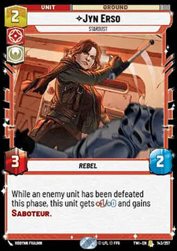 Jyn Erso, Stardust⁣ - Twilight of the Republic⁣ (Rare)⁣ [143]