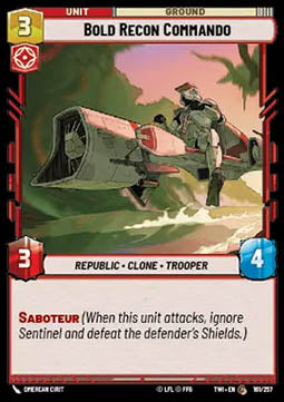 Bold Recon Commando⁣ - Twilight of the Republic⁣ (Common)⁣ [161]