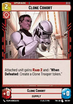 Clone Cohort⁣ - Twilight of the Republic⁣ (Uncommon)⁣ [169]