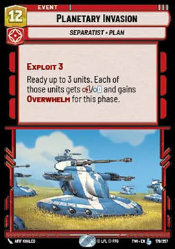 Planetary Invasion⁣ - Twilight of the Republic⁣ (Legendary)⁣ [178]