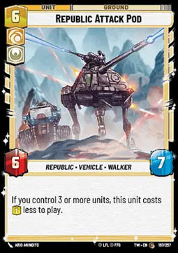 Republic Attack Pod⁣ - Twilight of the Republic⁣ (Common)⁣ [197]
