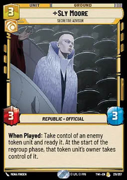 Sly Moore, Secretive Advisor⁣ - Twilight of the Republic⁣ (Rare)⁣ [211]