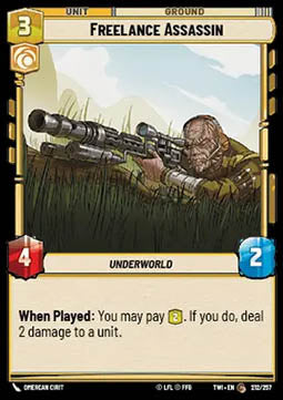 Freelance Assassin⁣ - Twilight of the Republic⁣ (Common)⁣ [212]