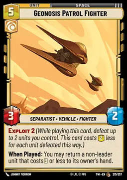 Geonosis Patrol Fighter⁣ - Twilight of the Republic⁣ (Common)⁣ [215]