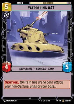 Patrolling AAT⁣ - Twilight of the Republic⁣ (Common)⁣ [232]