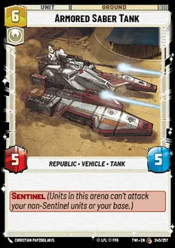 Armored Saber Tank⁣ - Twilight of the Republic⁣ (Common)⁣ [245]