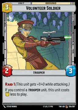 Volunteer Soldier⁣ - Twilight of the Republic⁣ (Common)⁣ [254]