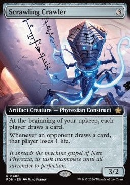 Scrawling Crawler (V.3)⁣ - Magic: The Gathering Foundations: Extras⁣ (Rare)⁣ [486]