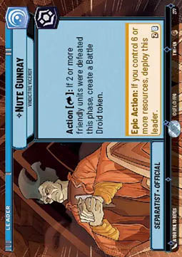 Nute Gunray, Vindictive Viceroy (V.1)⁣ - Twilight of the Republic: Extras⁣ (Common)⁣ [277]