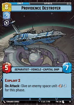 Providence Destroyer⁣ - Twilight of the Republic: Extras⁣ (Uncommon)⁣ [311]
