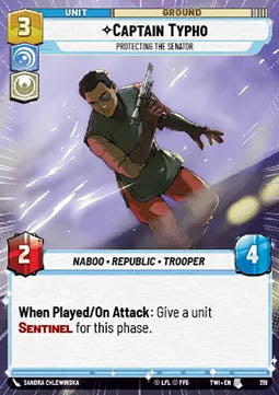 Captain Typho, Protecting the Senator⁣ - Twilight of the Republic: Extras⁣ (Uncommon)⁣ [319]