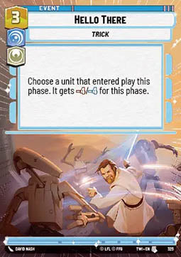 Hello There⁣ - Twilight of the Republic: Extras⁣ (Uncommon)⁣ [325]