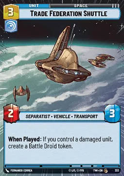Trade Federation Shuttle⁣ - Twilight of the Republic: Extras⁣ (Common)⁣ [333]