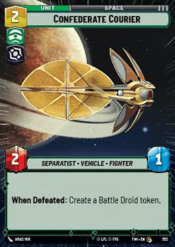 Confederate Courier⁣ - Twilight of the Republic: Extras⁣ (Common)⁣ [352]