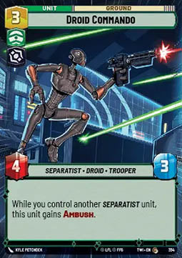 Droid Commando⁣ - Twilight of the Republic: Extras⁣ (Common)⁣ [354]