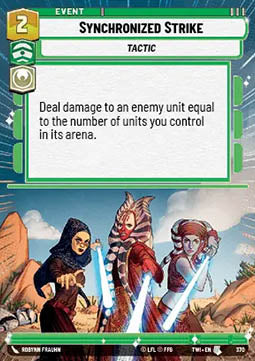Synchronized Strike⁣ - Twilight of the Republic: Extras⁣ (Uncommon)⁣ [370]