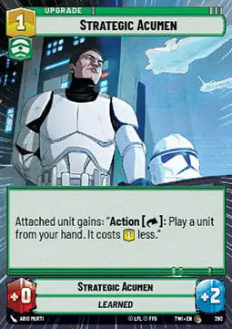 Strategic Acumen⁣ - Twilight of the Republic: Extras⁣ (Common)⁣ [390]