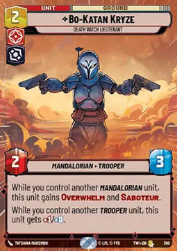 Bo-Katan Kryze, Death Watch Lieutenant⁣ - Twilight of the Republic: Extras⁣ (Rare)⁣ [398]