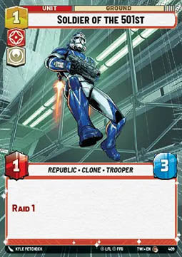 Soldier of the 501st⁣ - Twilight of the Republic: Extras⁣ (Common)⁣ [409]