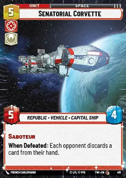 Senatorial Corvette⁣ - Twilight of the Republic: Extras⁣ (Common)⁣ [415]