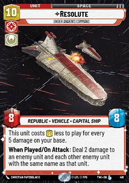 Resolute, Under Anakin's Command⁣ - Twilight of the Republic: Extras⁣ (Legendary)⁣ [418]