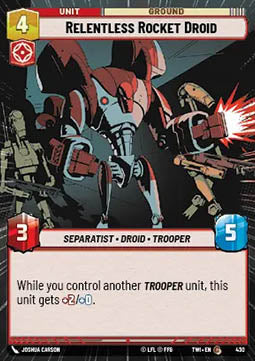 Relentless Rocket Droid⁣ - Twilight of the Republic: Extras⁣ (Common)⁣ [430]
