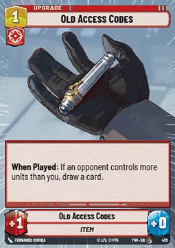 Old Access Codes⁣ - Twilight of the Republic: Extras⁣ (Common)⁣ [435]