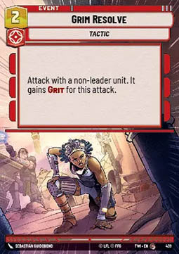 Grim Resolve⁣ - Twilight of the Republic: Extras⁣ (Common)⁣ [439]