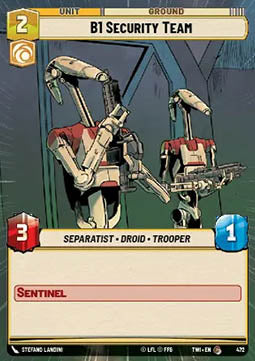 B1 Security Team⁣ - Twilight of the Republic: Extras⁣ (Common)⁣ [472]