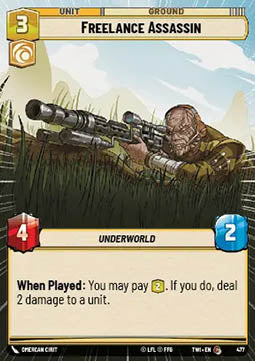 Freelance Assassin⁣ - Twilight of the Republic: Extras⁣ (Common)⁣ [477]