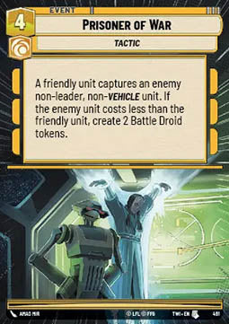 Prisoner of War⁣ - Twilight of the Republic: Extras⁣ (Uncommon)⁣ [491]
