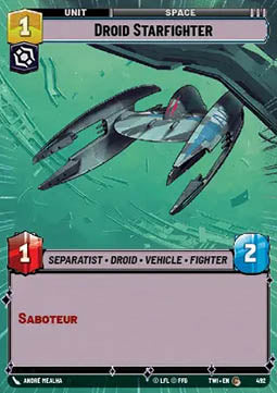 Droid Starfighter⁣ - Twilight of the Republic: Extras⁣ (Common)⁣ [492]