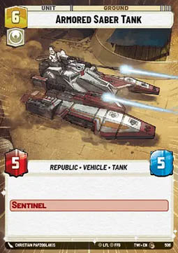 Armored Saber Tank⁣ - Twilight of the Republic: Extras⁣ (Common)⁣ [506]