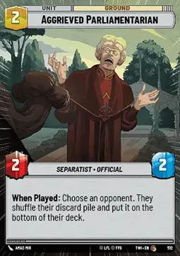 Aggrieved Parliamentarian⁣ - Twilight of the Republic: Extras⁣ (Common)⁣ [512]