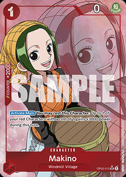 Makino (OP02-015) (V.3)⁣ - The Best⁣ (Uncommon)⁣ [OP02-015]