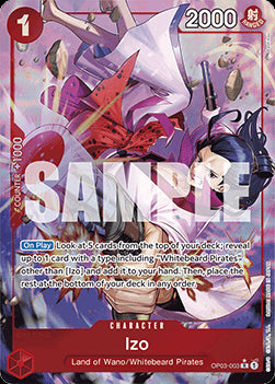 Izo (OP03-003) (V.4) - The Best (Alternate Art) [PRB01-OP03-003]