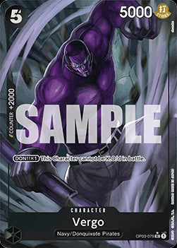 Vergo (OP03-079) (V.3)⁣ - The Best⁣ (Uncommon)⁣ [OP03-079]