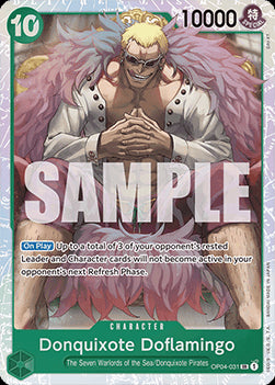 Donquixote Doflamingo (OP04-031) (V.1)⁣ - The Best⁣ (Super Rare)⁣ [OP04-031]