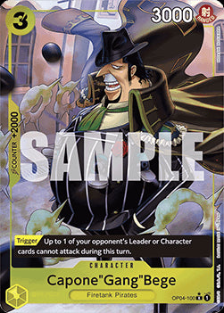 Capone"Gang"Bege" (OP04-100) (V.3)⁣ - The Best⁣ (Rare)⁣ [OP04-100]