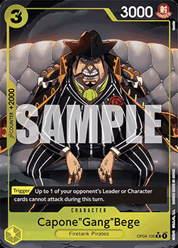 Capone"Gang"Bege" (OP04-100) (V.4)⁣ - The Best⁣ (Alternate Art)⁣ [OP04-100]